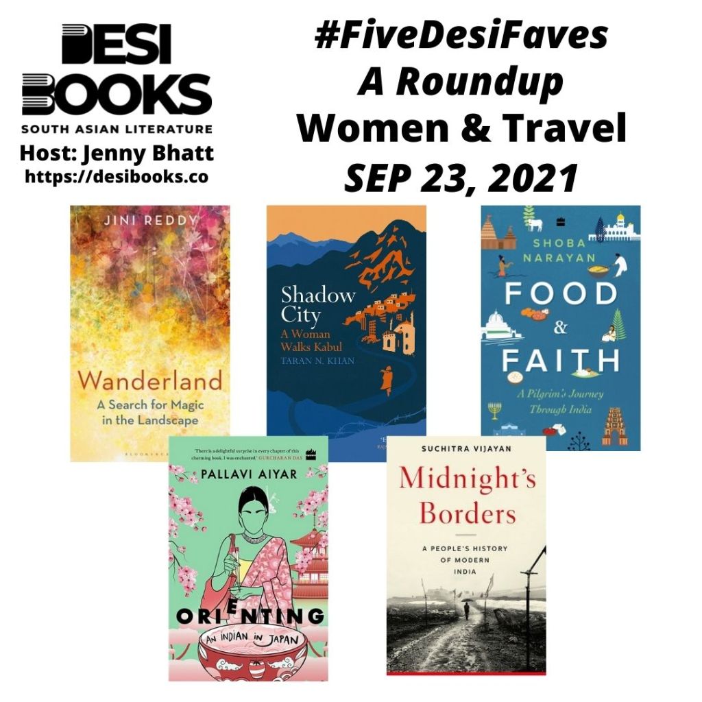 Desi Books #FiveDesiFaves Roundup: Women and Travel