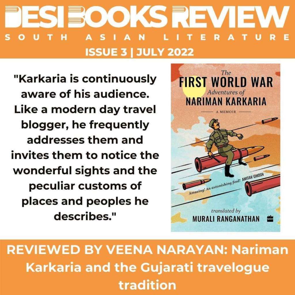 #DesiBooksReview 3: Nariman Karkaria and the Gujarati travelogue tradition